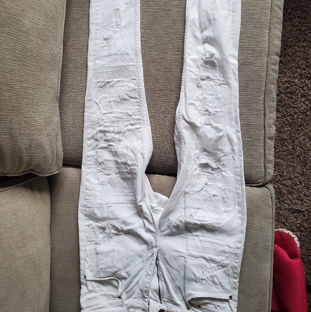 White jeans